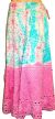 Main image of Tie & Dye Long Sequined Skirt with Drawstring